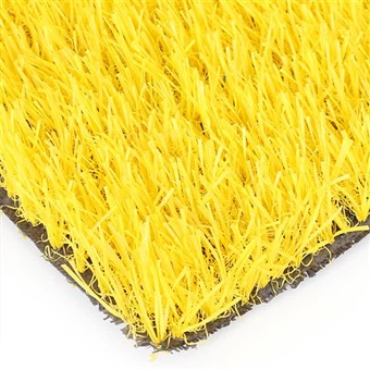 LFLDC005 Artificial Grass Good Quality Factory Direct Outdoor Indoor Decoration Landscaping Golf Yellow MatFactory Direct