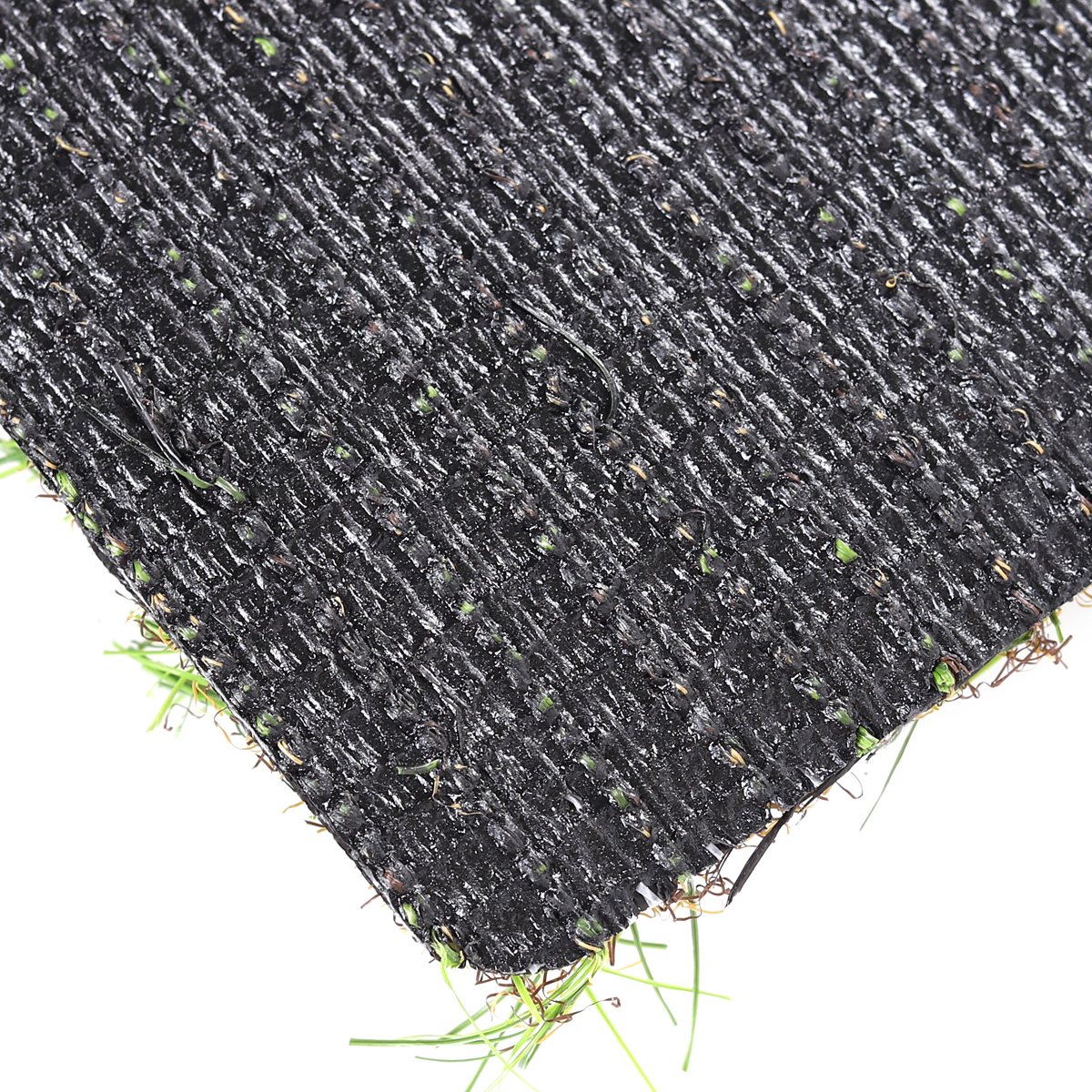 Backing with Drainage Holes - 35mm Artificial Turf - LFL Grass | Artificial Grass Manufacturer & Supplier Backing with drainage holes on 35mm artificial turf, durable backing