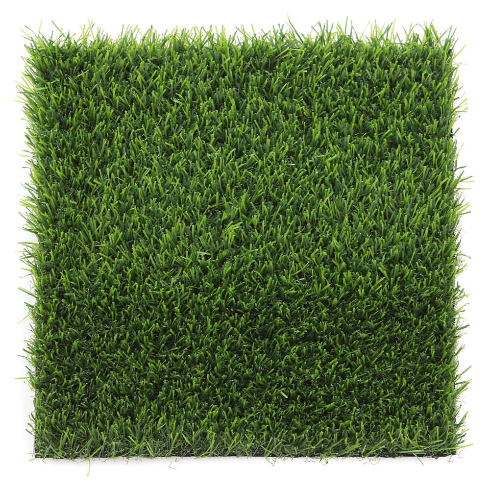 30mm Artificial Turf Sample - LFL - LFL Grass | Artificial Grass Manufacturer & Supplier 30mm artificial turf sample square on white background