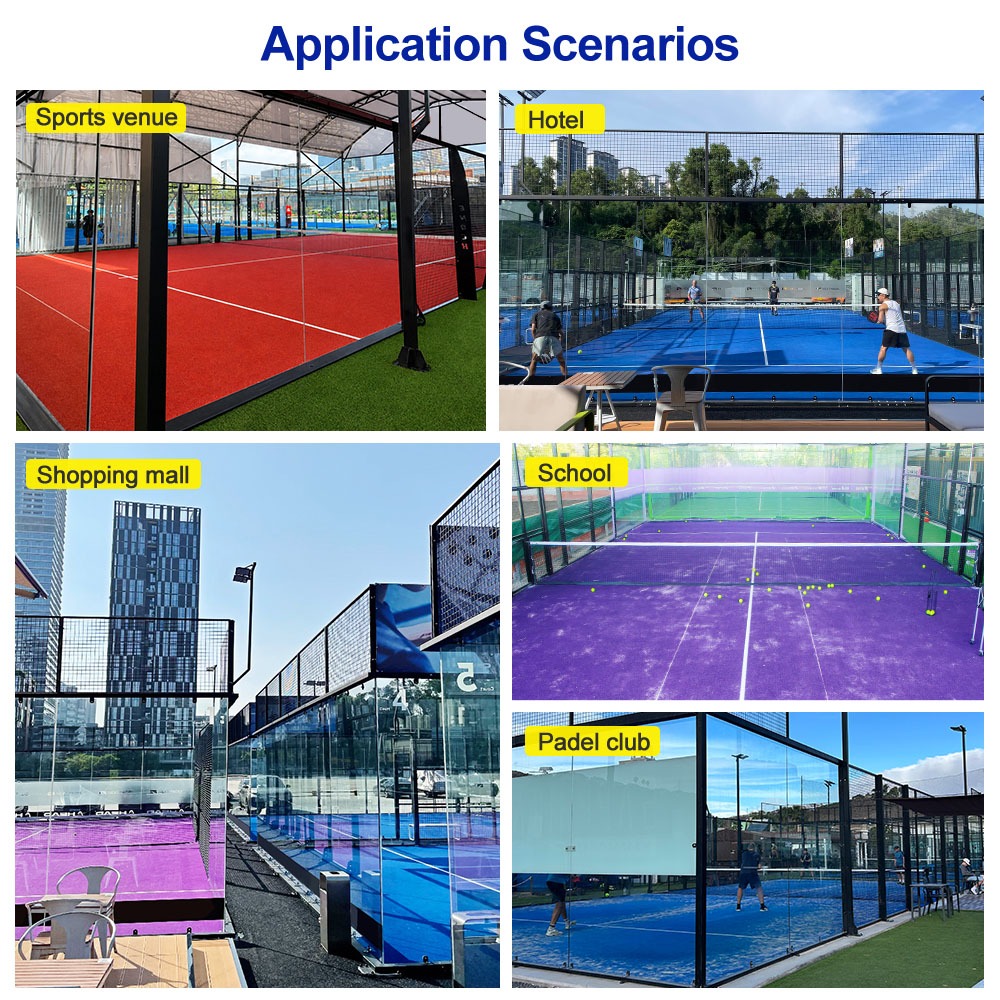 Purple padel tennis court with artificial grass - LFL-SP527 - LFL Grass | Artificial Grass Manufacturer & Supplier Purple padel tennis court with artificial grass - LFL-SP527