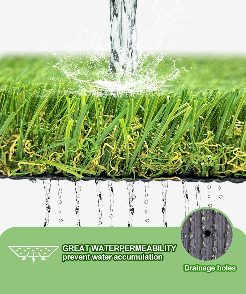36mm Landscape Artificial Grass detail