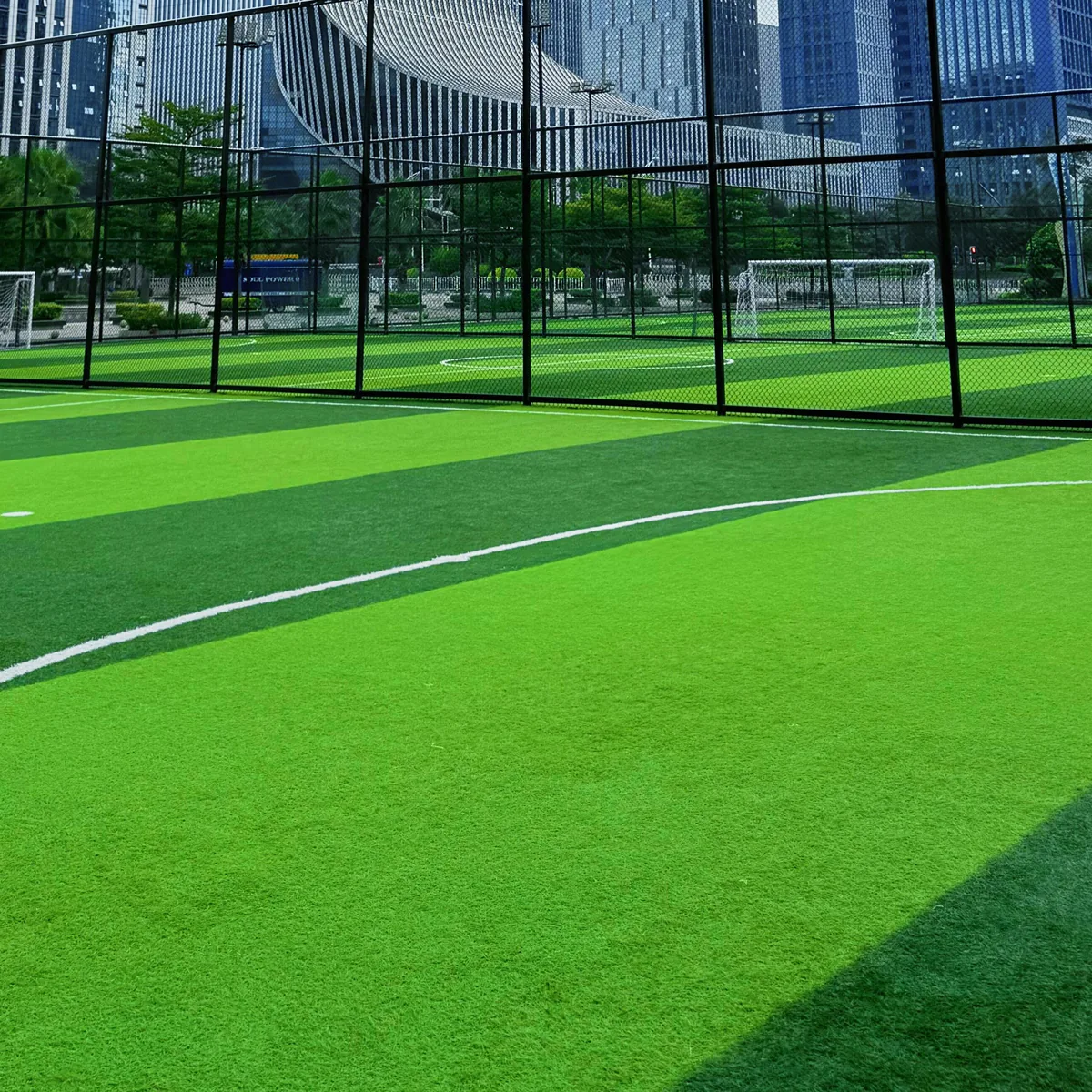 professional football artificial grass field application